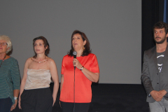 Valentina Acca, Simonetta Salvetti e Carlo Masini alla proiezione del film  PERICLE IL NERO, MYSTFEST, 2016