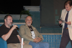 Carlo Lucarelli, Franco Forte, Joe Denti, MystFest 2015